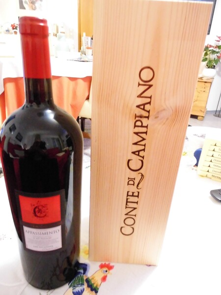 MAGNUM 1,5 ltr. in HK Negroamaro Appassimento Conte di Campiano APULIEN 2021 ERSTKLASSIG