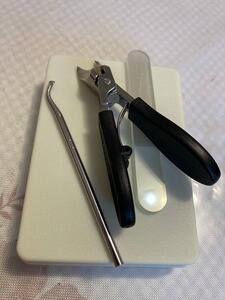 Classic Nagelknipser mit Nagelfeile Manicure/Pedikure sehr Gut NEU im Etui