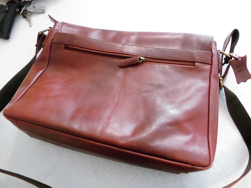 Akten/Büro/Arbeits-Tasche, Echt-Leder Herren, für alle Tätigkeiten gebraucht