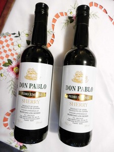 Ein SOMMER-TRAUM: 2 Stück Fl. Sherry:PEDRO XIMENEZ EDELSÜSS Jerez de La Frontera Andalusien NEU