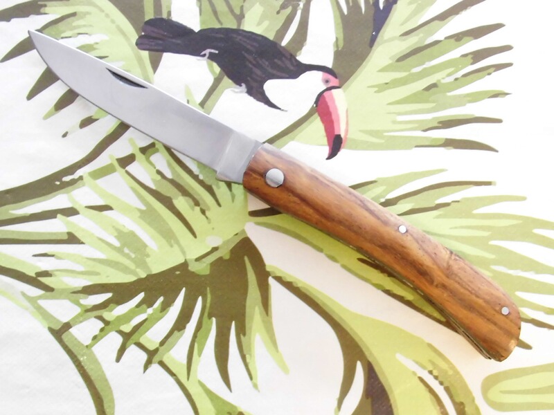 SOLINGER Klassik-Taschen/Klappmesser Natur-Echtholzgriff-Leder Messeretui Neu