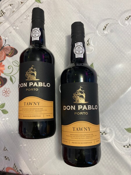 2Fl. DON PABLO TAWNY Portwein: Erstklassig in der 750ml Fl. Jg.2025,sehr GUT