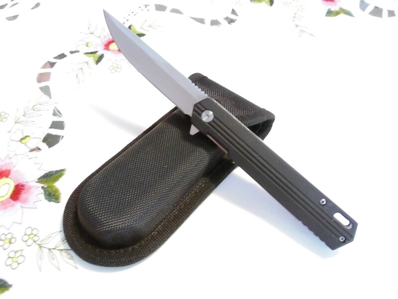 HONZIN Taschenmesser 5Cr13 Klappmesser Edelstahl G10 Griff Jagd-Taschenmesser Sicherheitsverschluß
