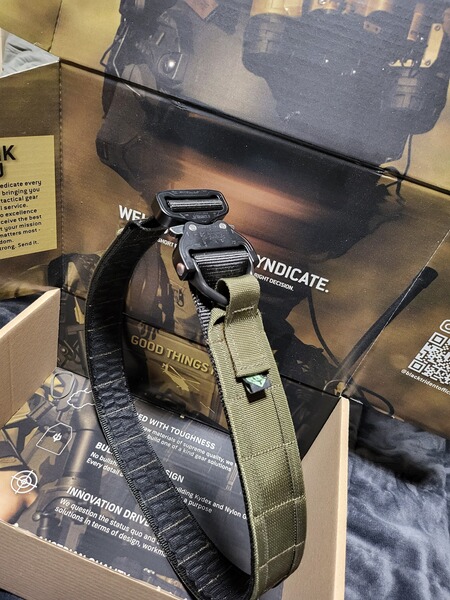 Black Trident Range Belt 2.0 in Ranger Green (Größe M)