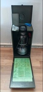 Petromax Rapid 829B 500 HK Bundeswehr Petroleumlampe mit Box von 1963
