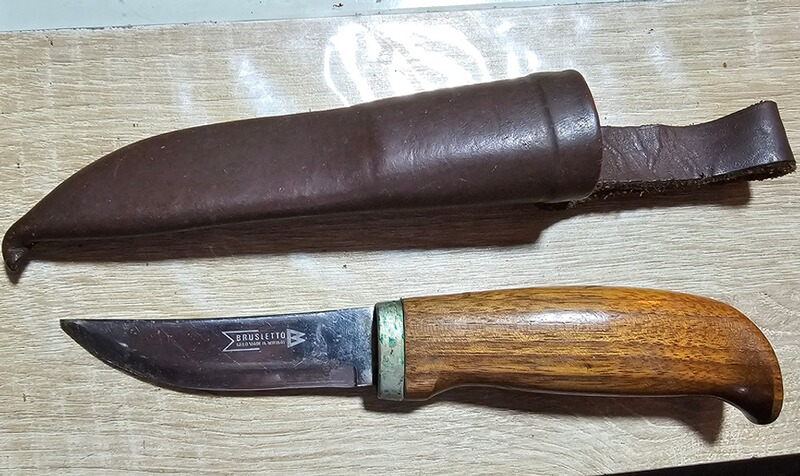 Seltenes Jagdmesser von Brusletto aus Norwegen