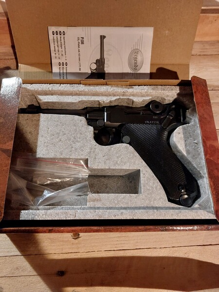 P.08 CO²- Pistole,cal.4,5mm (.177) BB