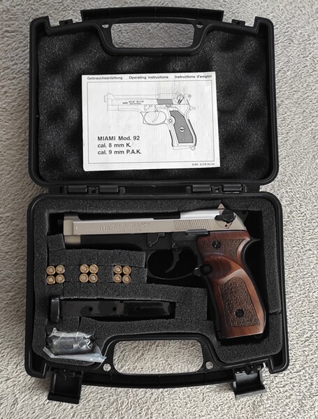 Miami Mod. 92 F cal. 9 mm P.A.K. PTB 773