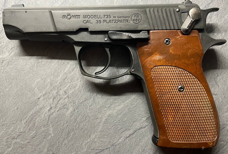 Röhm Modell 735 , seltenes Kaliber.35 , PTB482, sehr selten ,Beschussjahr KA/1990