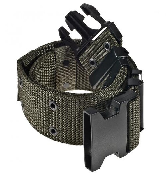 US Lochkoppel LC2 Oliv - bis 115cm verstellbar – Army Belt Steckverschluss