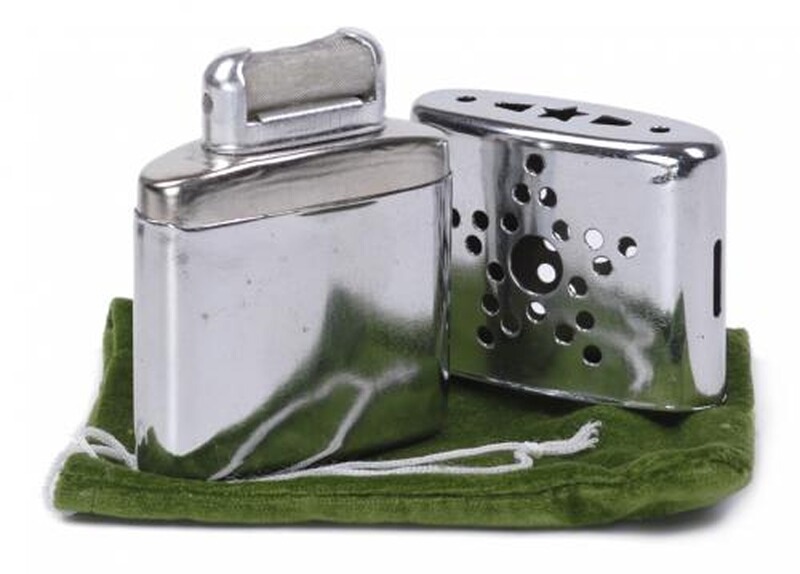Taschenwärmer Benzin + 125ml Feuerzeugbenzin – Handwärmer Taschenofen