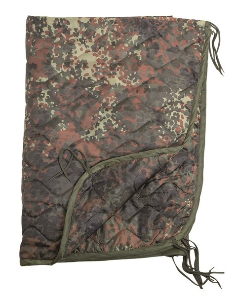 Poncho Liner – Steppdecke – BW FLECKTARN - 210x150cm + Packsack