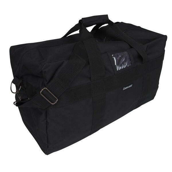 Airforce Tragetasche mit Schulterriemen / Gurt - 60 Liter - 65 x 33 x 28 cm - Schwarz