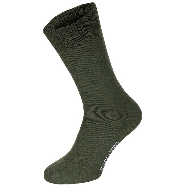 Socken / Strümpfe "Esercito" 3er Pack (39-42) Oliv halblang