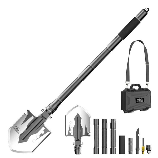 Tactical-Survival-Schaufel Set 13 in 1 mit vielen Funktionen