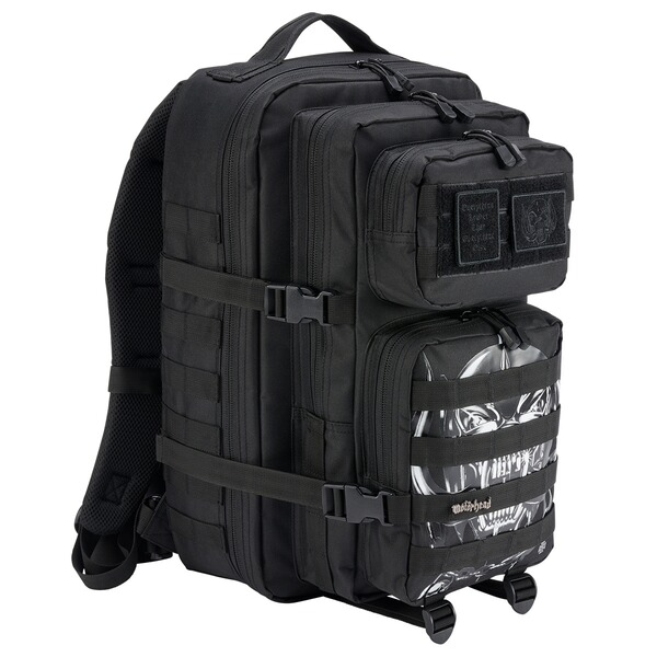 Brandit US Rucksack Cooper MOTÖRHEAD Collection  - Large - 40 Liter- Schwarz *** AKTION ***