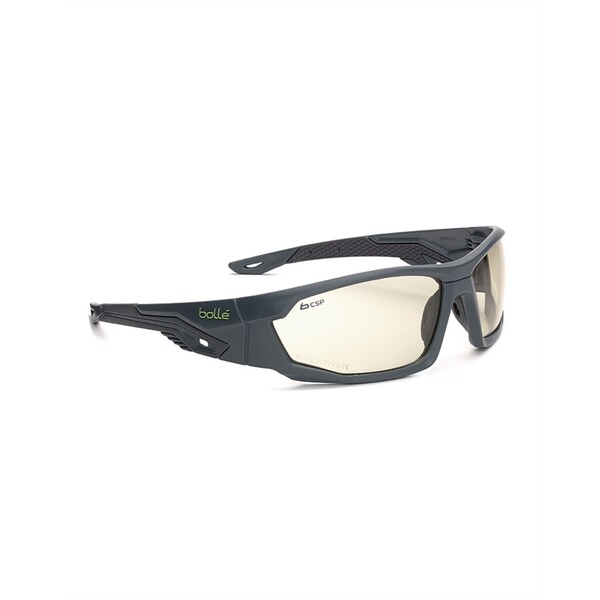 Tactical Brille Bollé®"Mercuro CSP" (bei Wechsellicht) Grau / Schwarz - Outdoorbrille