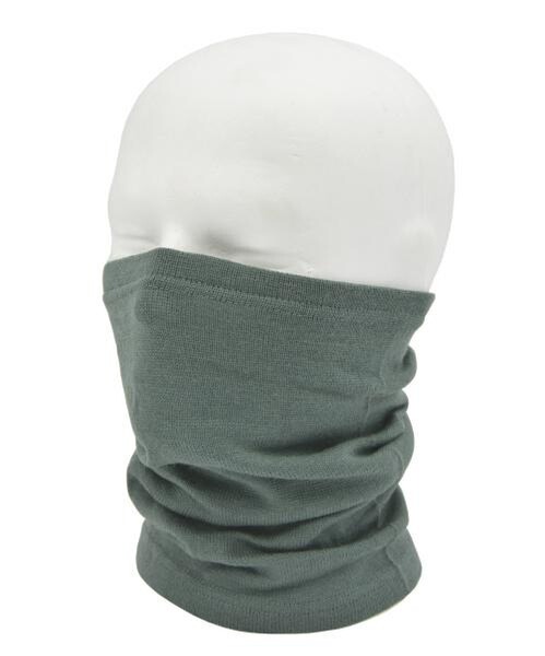Schlauchschal / "Oma" für Kopf, Gesicht, Hals - Einheitsgröße - Grau-Oliv - neuw. - Schweizer Armee