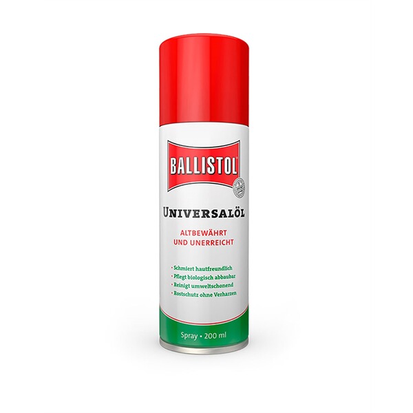 Ballistol ® Universalöl - Spray 200ml - Der Klassiker zur Pflege von Holz, Leder und Metall