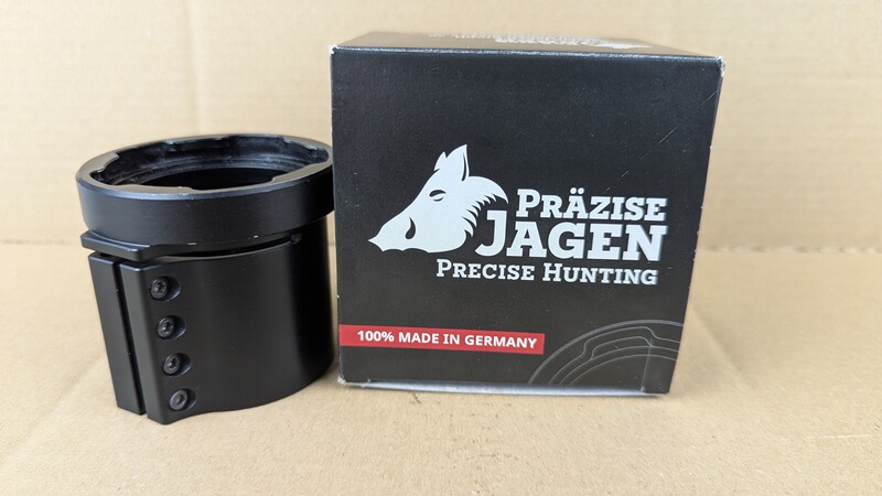 Klemmhülse Adapter Vorsatzgerät für 50 mm +/- 1 mm Außendurchmesser Zielfernrohr Präzise Jagen