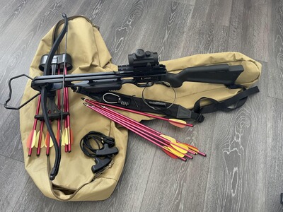 Recurve Armbrust Jaguar schwarz 175 lbs SET
