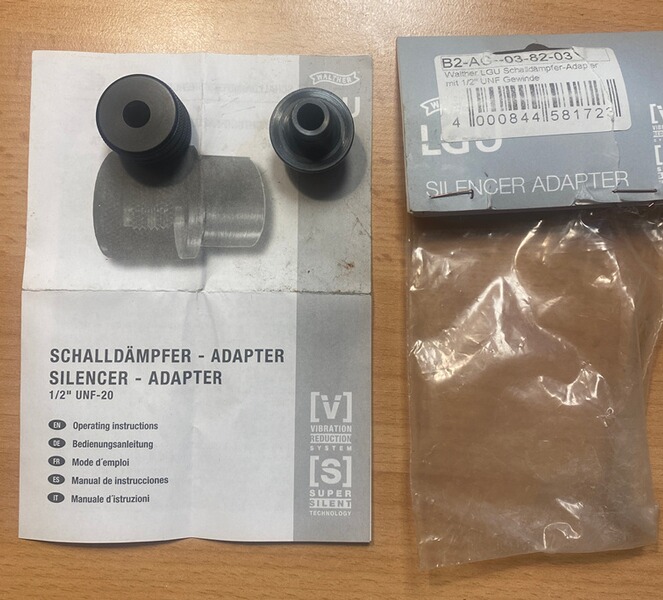 Walther LGU Schalldämpfer Adapter