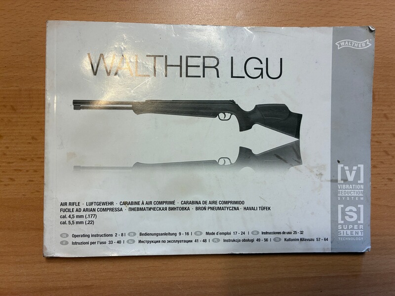 Walther LGU Bedienungsanleitung