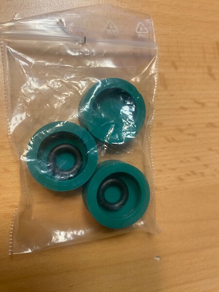 Walther LGU Kolbendichtung x 3 & Laufdichtung x 2