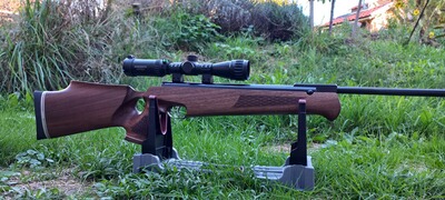 Weihrauch HW 50 K S 4,5 (F) mit Custom Schaft Walnuss Nuss