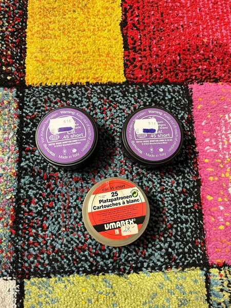 Wadie / Umarex Cal .45 Short Platzpatronen - Sammler