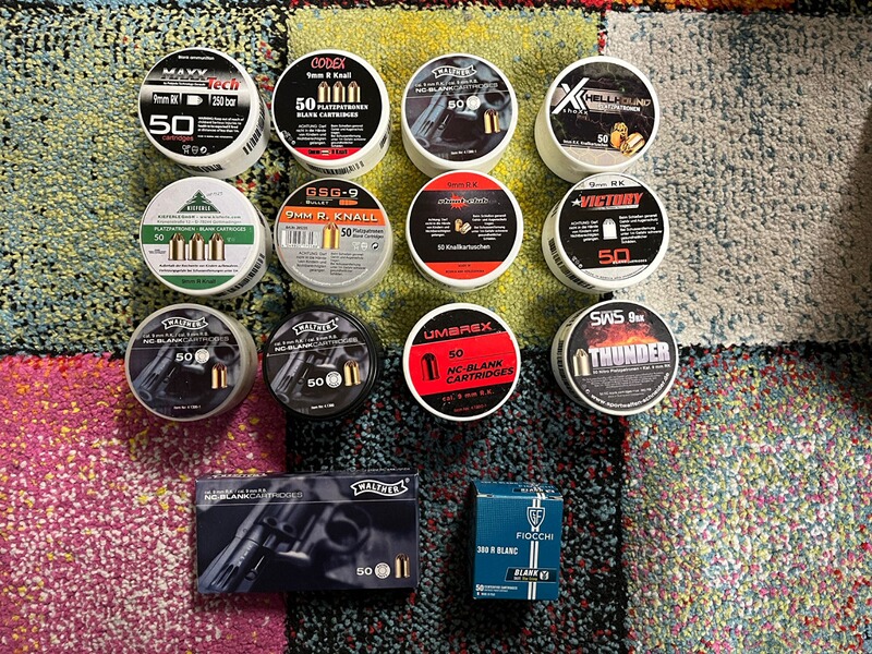 9mm RK Platzpatronen Sammlung