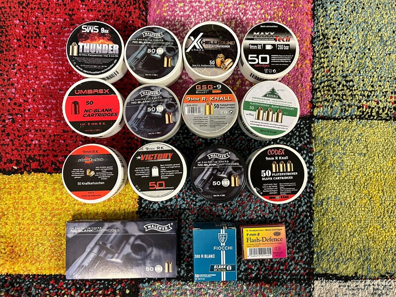 9mm RK Platzpatronen Sammlung