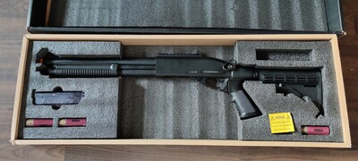Jag Arms Scattergun TS Vollmetall Pump Action Gas Shotgun 6mm BB