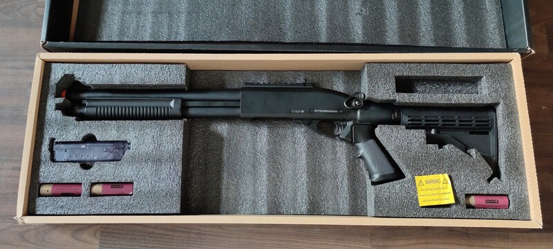 Jag Arms Scattergun TS Vollmetall Pump Action Gas Shotgun 6mm BB