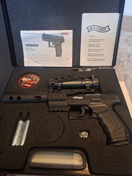 Walther NightHawk black cal 4,5mm Diabolo