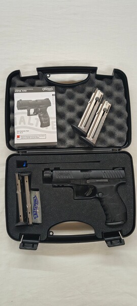 Walther PPQ M2 Tactical .22LR , sehr gepflegt, komplett mit Original-Zubehör und 6 Magazinen
