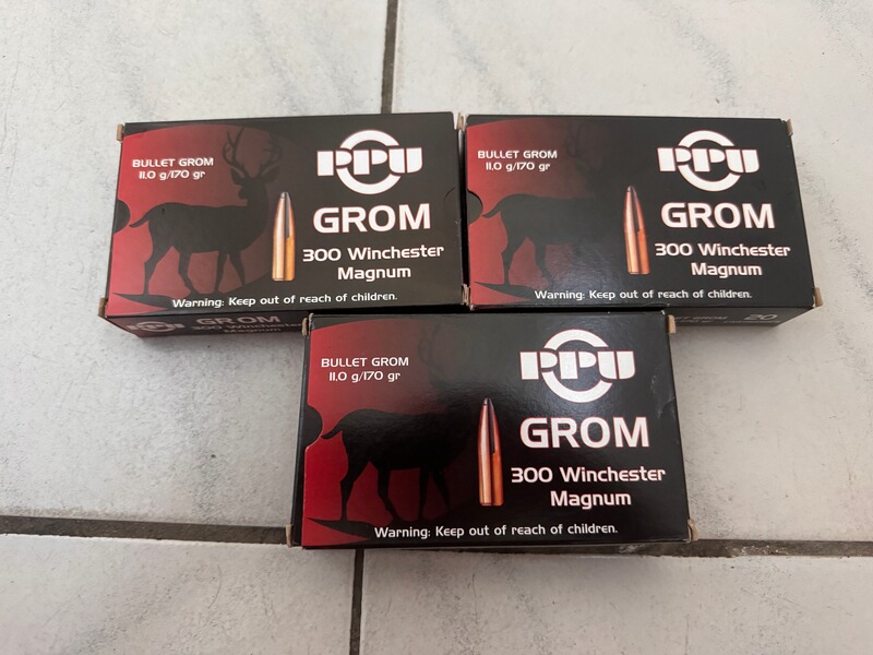 43 Schuss Privi Grom 300 win mag