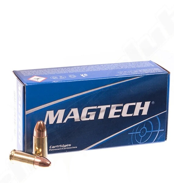 Magtech FMJ 9 mm 8,0g / 124 grs Sonderpreis bei 1000 Schuß