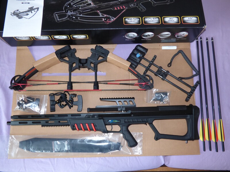 Compound Armbrust Man Kung MK 400 Red Hornet Ares 175 lbs NEU OVP + Zielfernrohr