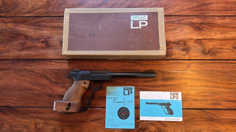 Walther LP3 Match Luftpistole