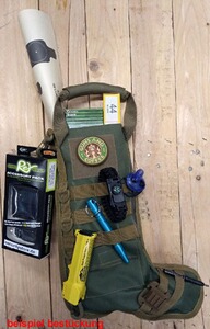 Taktischer Nikolaus Stiefel • Weihnachtssocke • Santa Claus • X-Mass Jäger olive