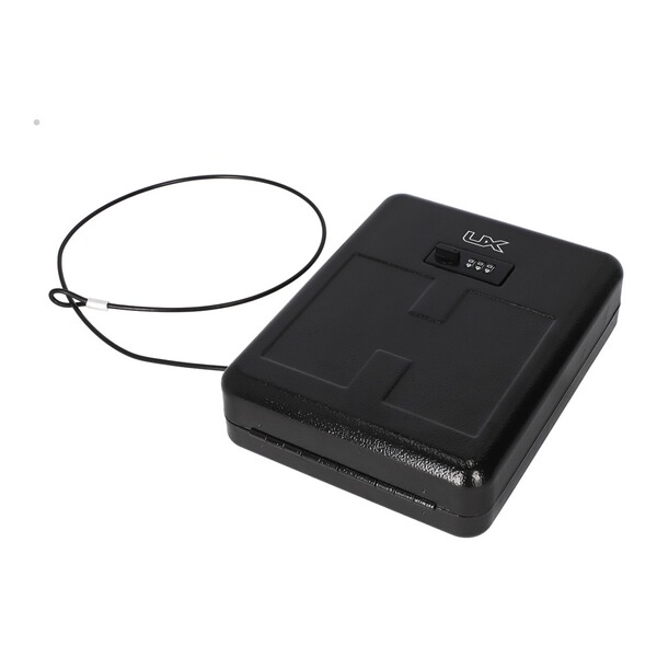 UX Safety Box Umarex Stahlbox freie Waffen,Munition Reise Urlaub Tresor Stahlkiste Rabatt •B-Ware•*