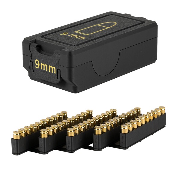 Munitionsbox 9mm mit Entnahmehilfe Patronenbox