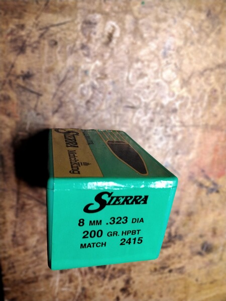 Sierra Geschosse 8mm HPBT 200grs.