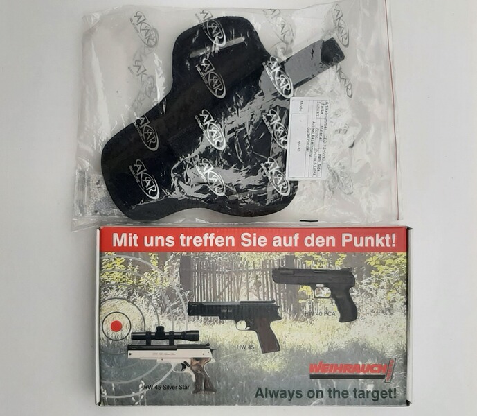 Weihrauch HW 40 PCA Pistole inkl. OVP & Holster, Top Zustand