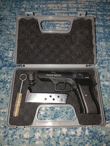 Record COP Schreckschuss Pistole schwarz 9mm PAK Set