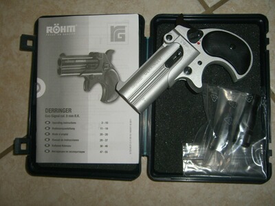 Noris Twinny Derringer - Silverstar - schwarze Griffschalen !