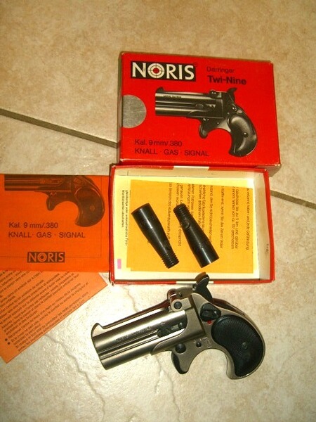 Noris TWI-Nine  Derringer PTB 276  Cal. 9 mm PA.Knall