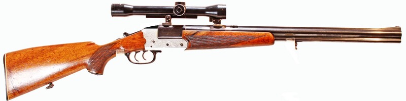 Heym Bock Büchs Flinte mit ZF Abs.1 kal 5,6x50 r /16-70
