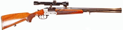 Heym Bock Büchs Flinte mit ZF Abs.1 kal 5,6x50 r /16-70